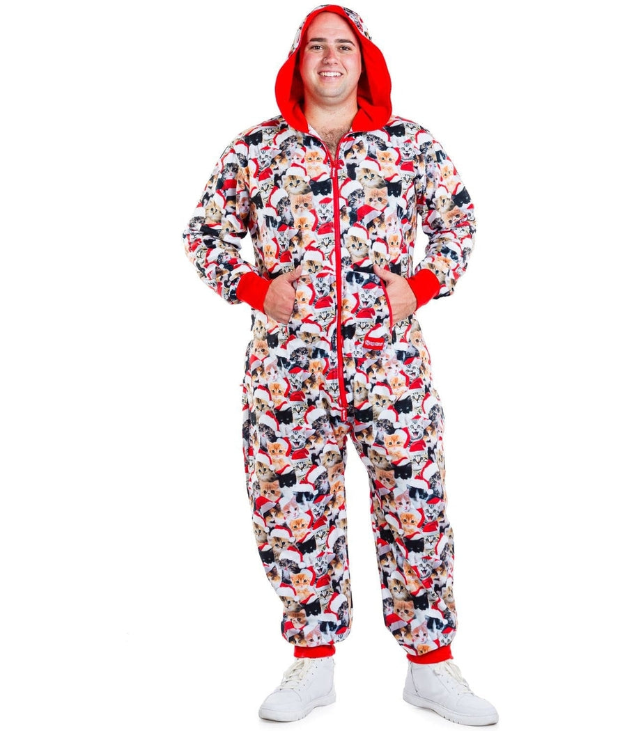 Men's Meowy Catmus Big and Tall Jumpsuit Image 3