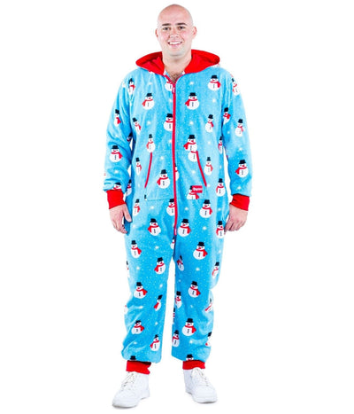 Men's Snowman is an Island Big and Tall Jumpsuit Primary Image