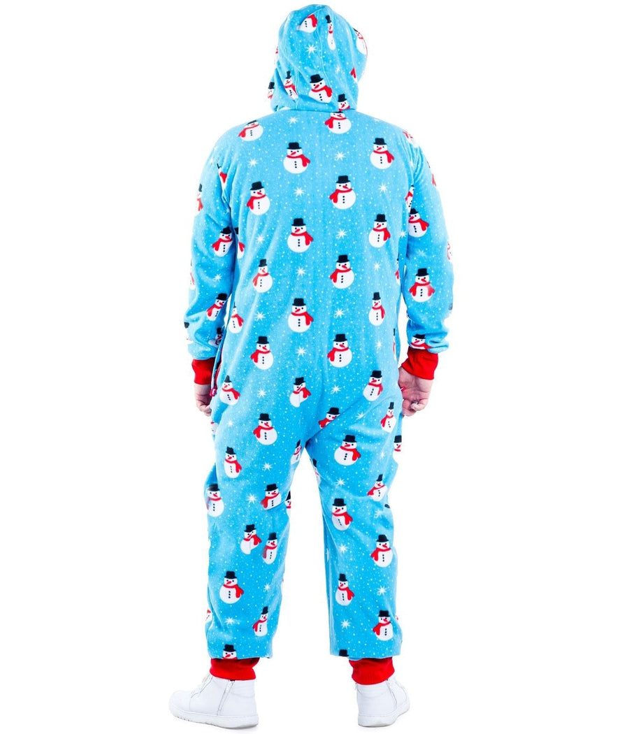 Men's Snowman is an Island Big and Tall Jumpsuit Image 3