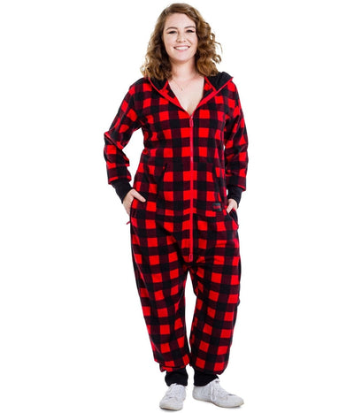 Women's Lumberjack Plus Size Jumpsuit Image 3
