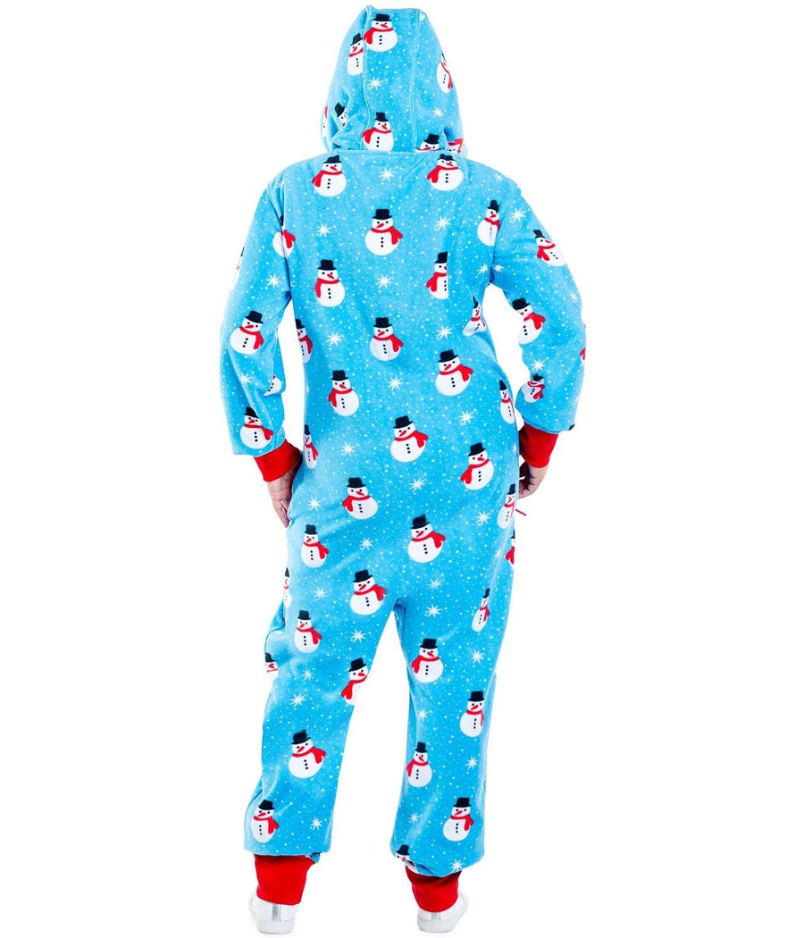 Women's Snowman is an Island Plus Size Jumpsuit Image 2