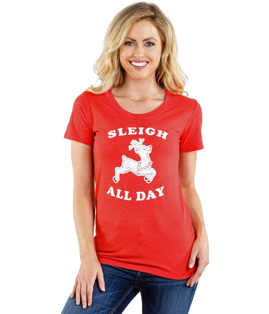 christmas dress shirts women women's christmas clothing: Women's Shirts & Tops