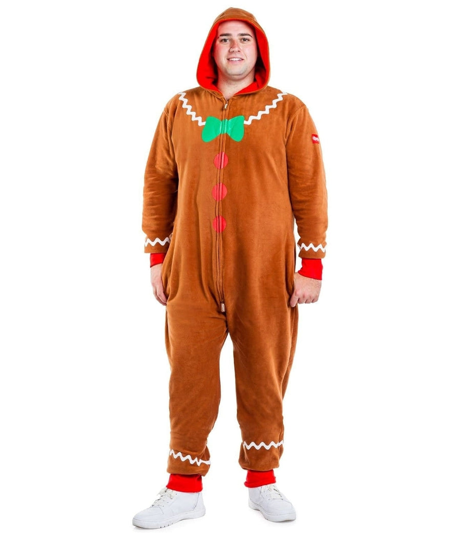 Men's Gingerbread Man Big and Tall Jumpsuit