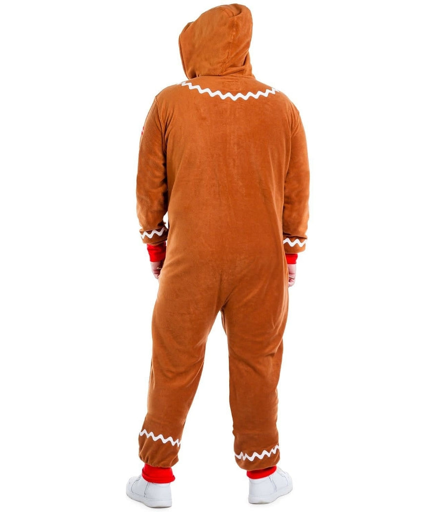 Men's Gingerbread Man Big and Tall Jumpsuit Image 3