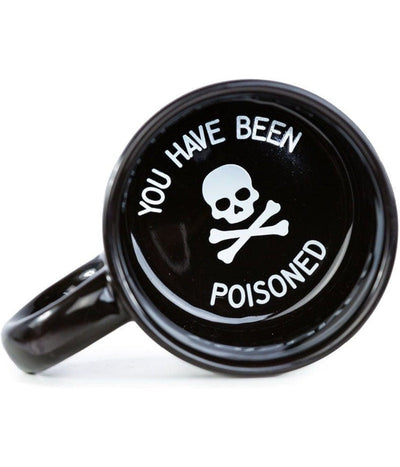 You Have Been Poisoned Skull Mug