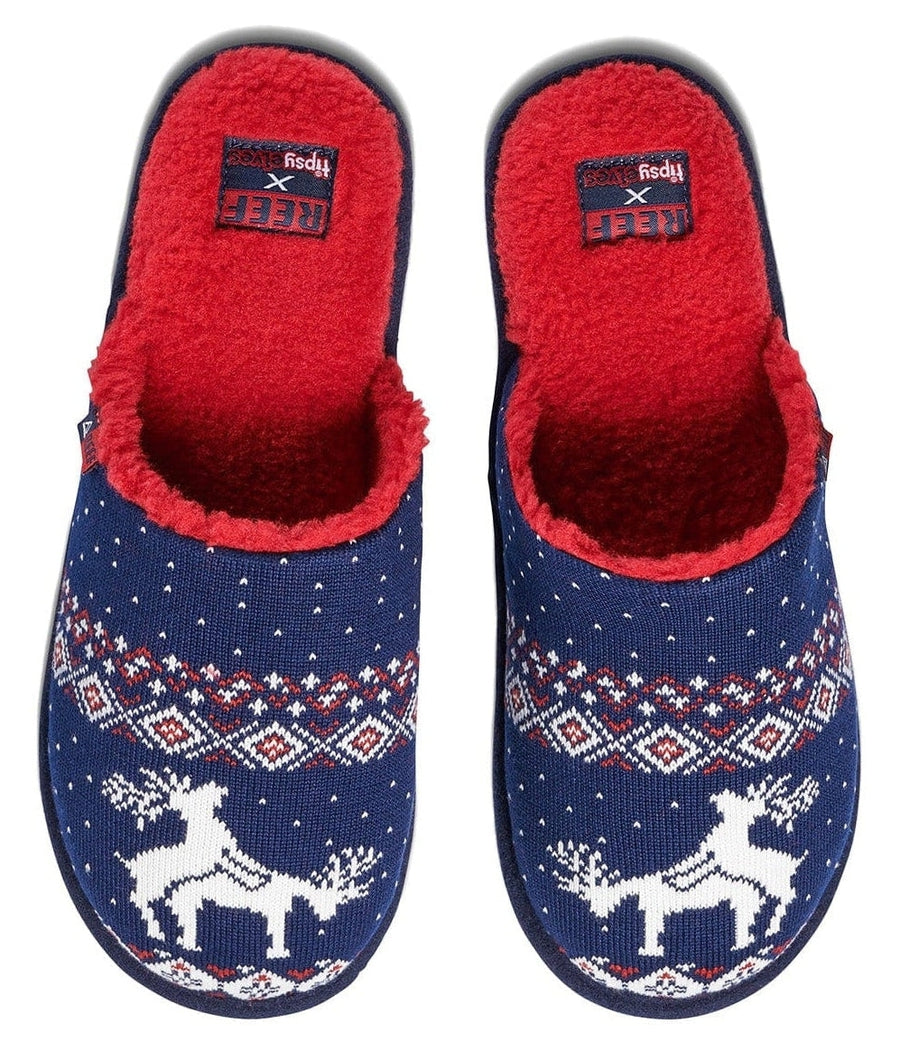 Men's Humping Reindeer Reef Slippers