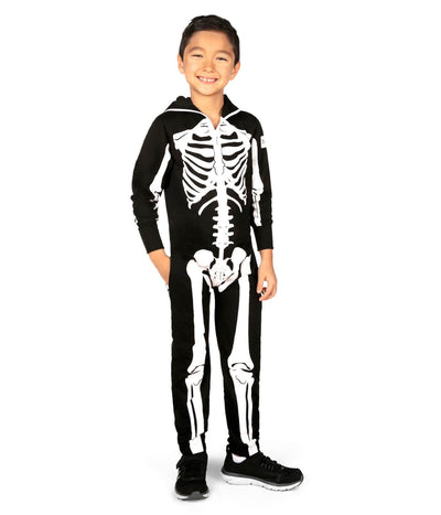 Boy's / Girl's Skeleton Costume Image 5