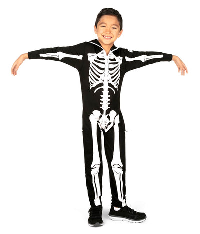 Boy's / Girl's Skeleton Costume Image 6