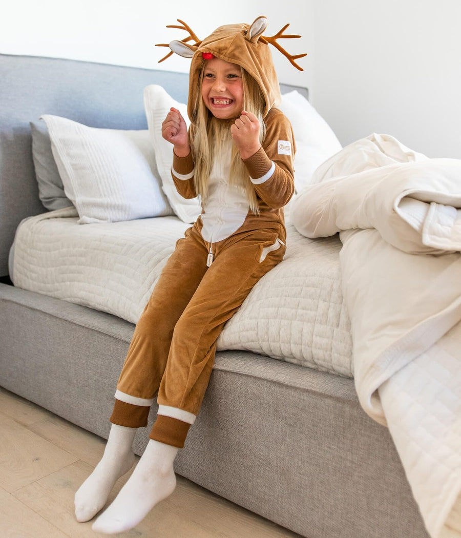 Girl's Rudolph Jumpsuit Image 6