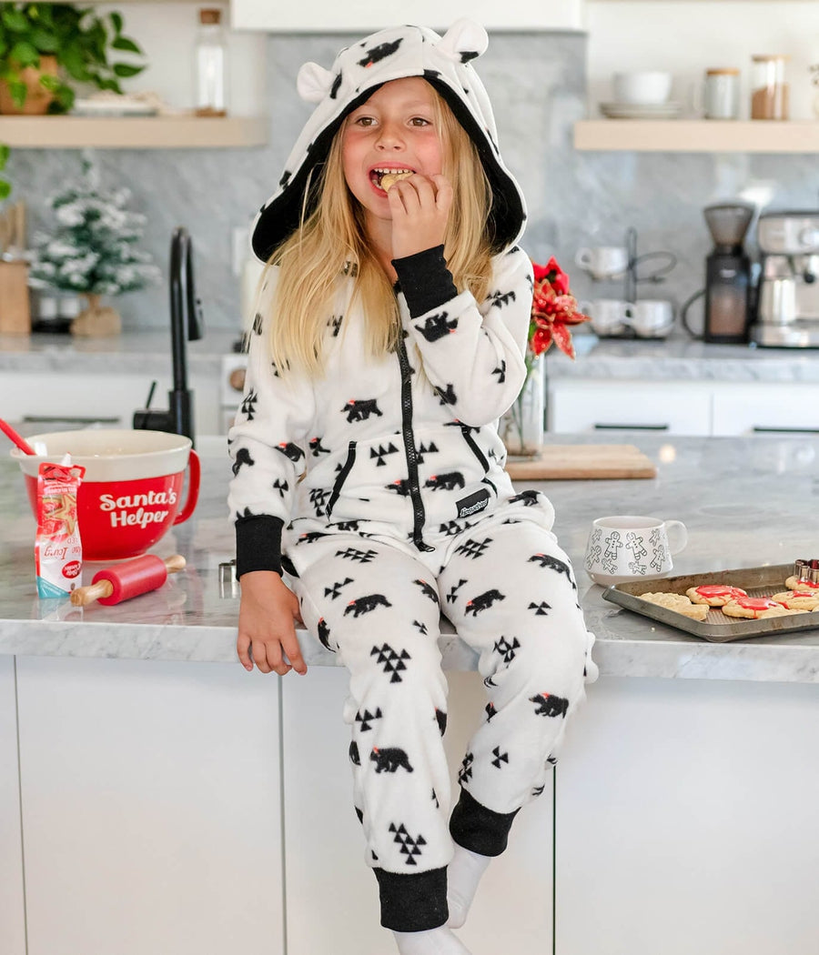 Beary Christmas Jumpsuit Girl s Christmas Outfits Tipsy Elves
