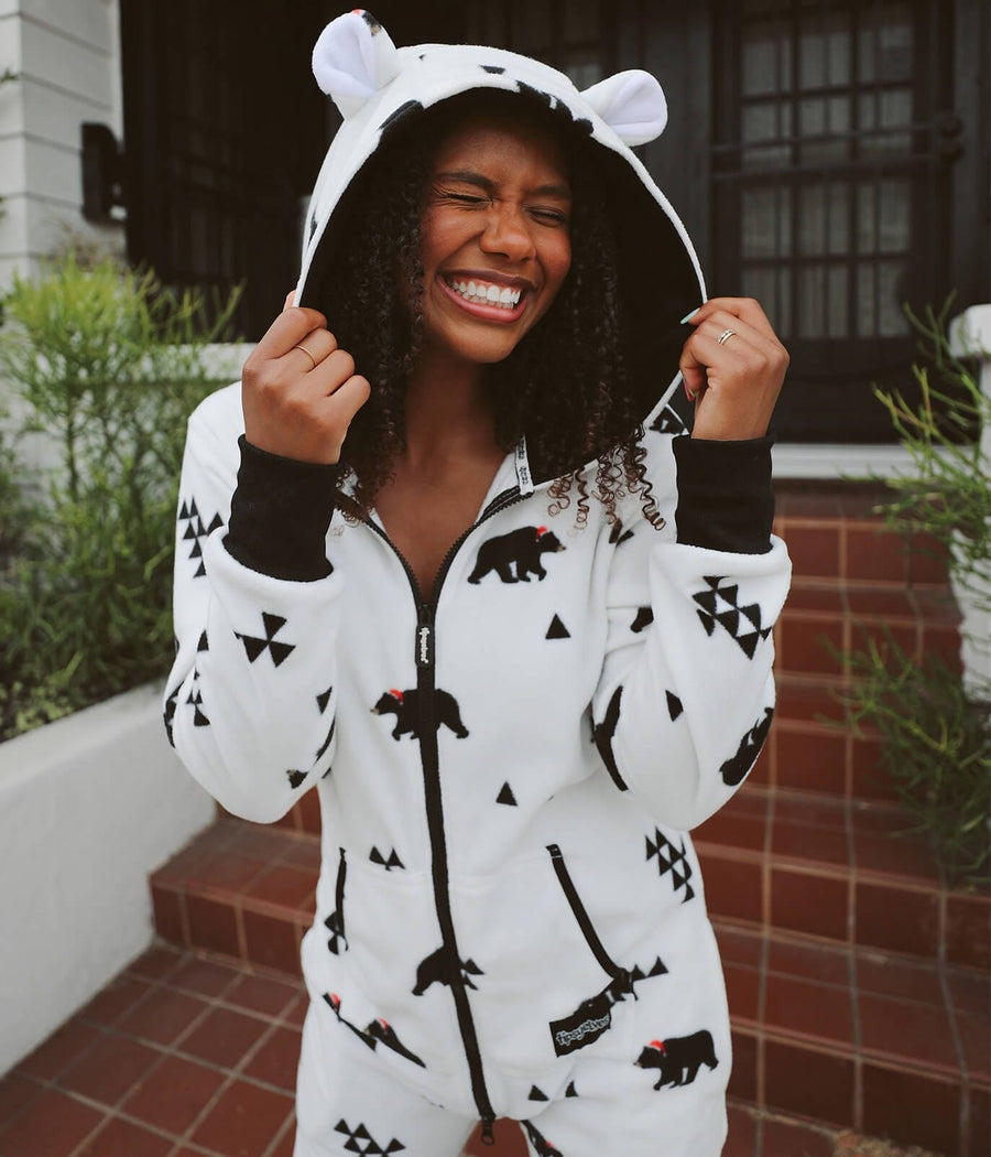 Women's Beary Christmas Jumpsuit