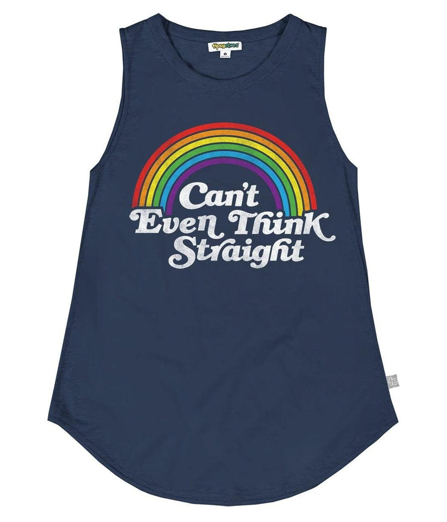 Can't Even Think Straight Crew Scoop Tank Top