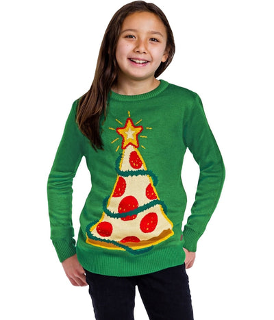 Boy's / Girl's Pizza Tree Sweater