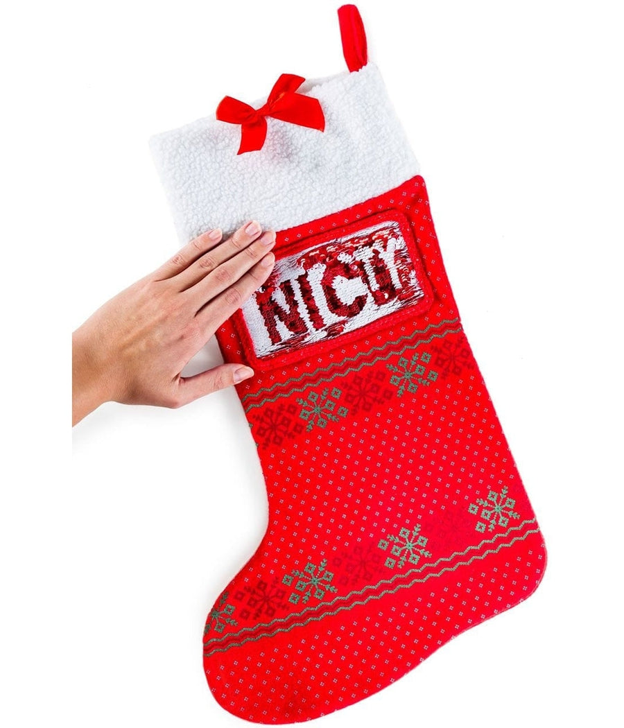 Naughty or Nice Stocking Image 3