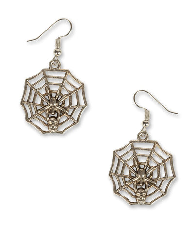 Spider Web Earrings