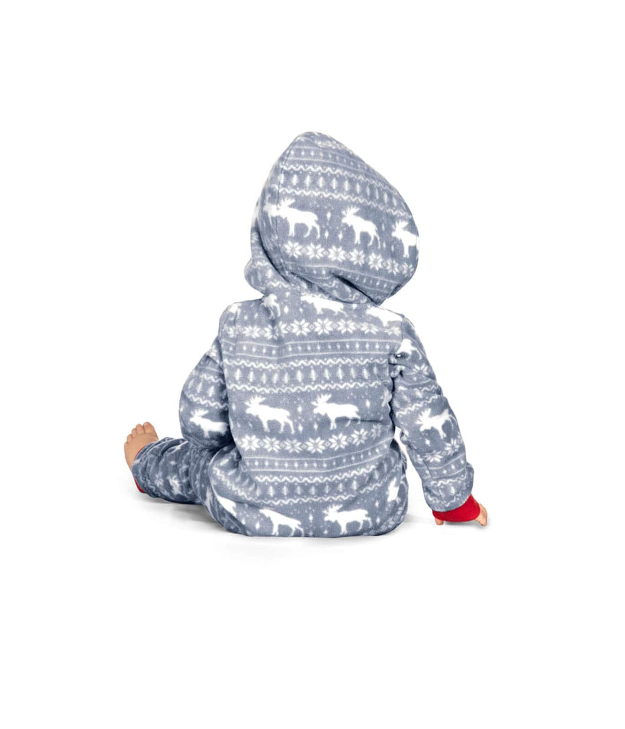 Baby Girl's Grey Moose Jumpsuit