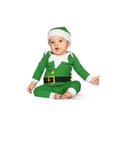Baby Boy's Elf Pajama Set Image 2