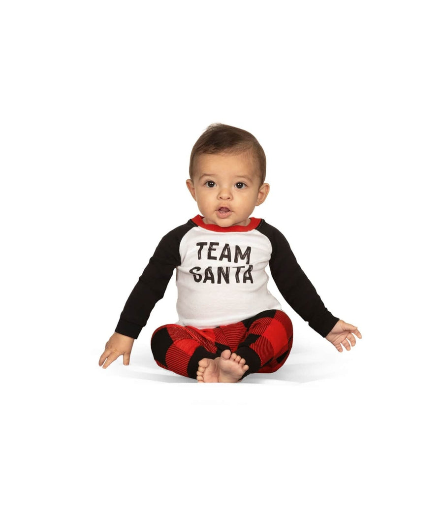 Baby Boy's Team Santa Pajama Set