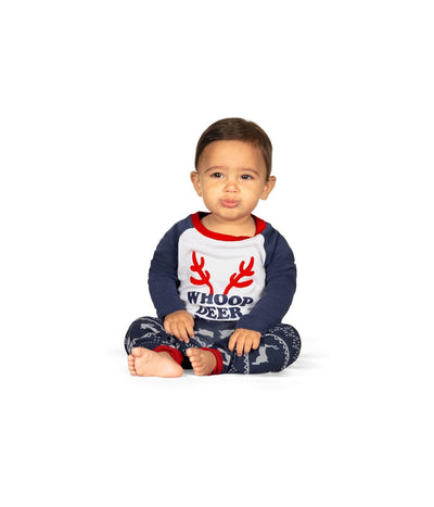 Baby Boy's Whoop Deer It Is Pajama Set