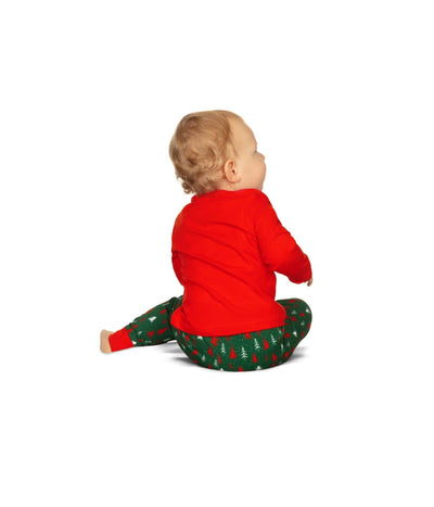 Baby Girl's Fa La La Pajama Set Image 3