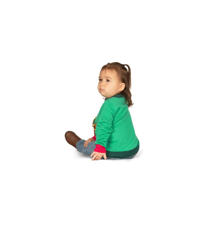 Baby Girl's Little Present Ugly Christmas Sweater Image 3