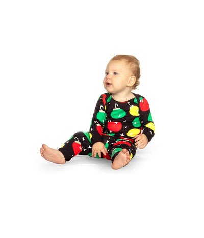 Baby Girl's Ornaments Pajama Set Image 2