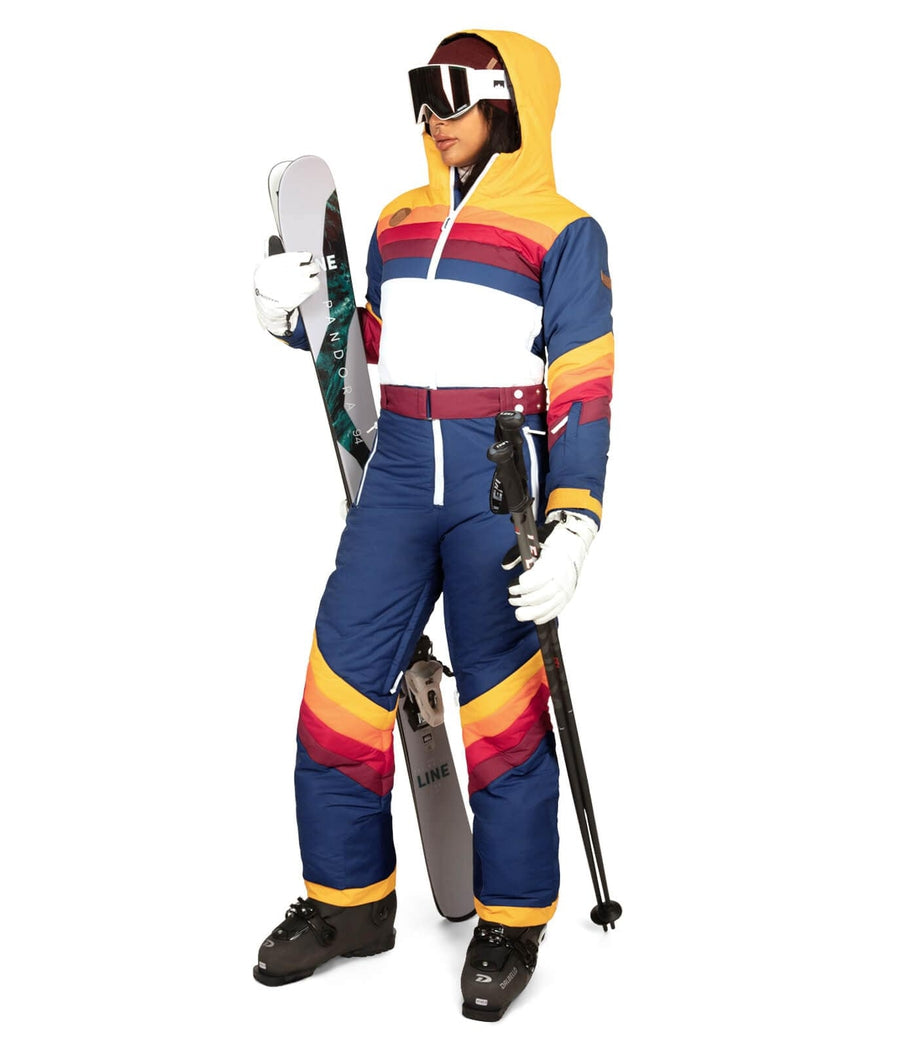 Women's Vintage Freestyle Ski Suit