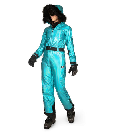 Women's Blue Breakthrough Ski Suit Image 2