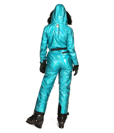 Women's Blue Breakthrough Ski Suit Image 3