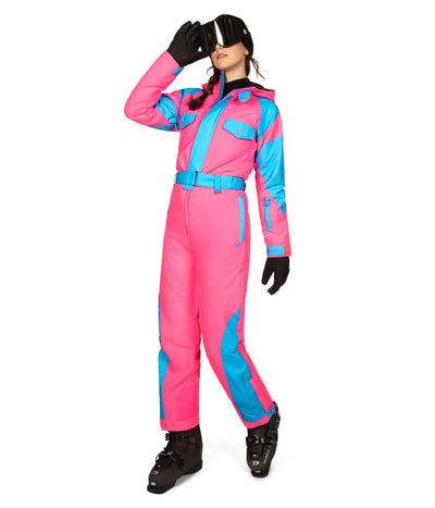Women's Neon Bunny Ski Suit Image 2