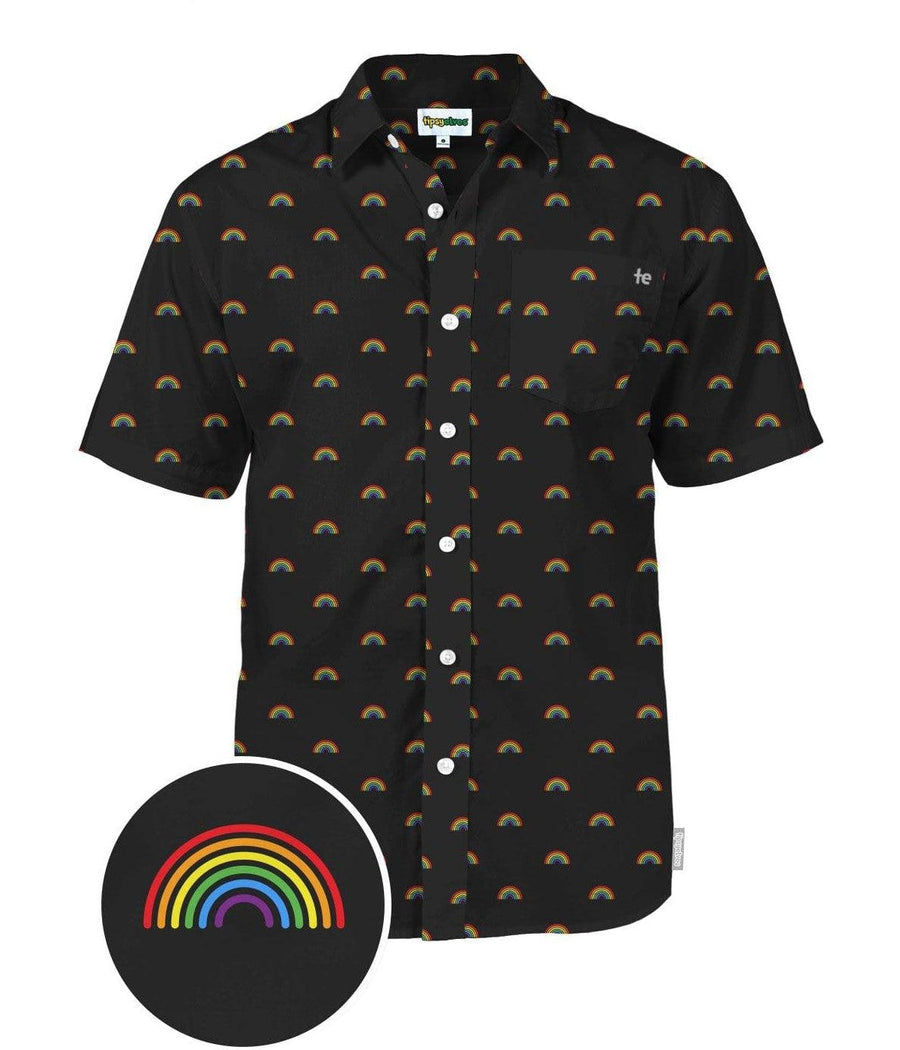 Gay pride button up shirt 2025