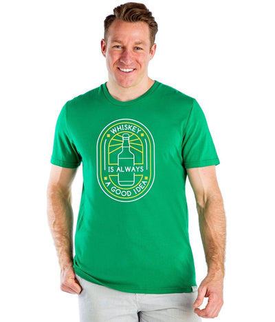 Men's Whiskey Is Always A Good Idea Tee Image 2