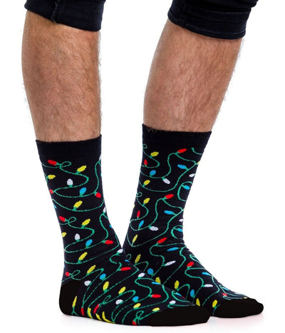Men's String of Lights Socks (Fits Sizes 8-11M) Image 2