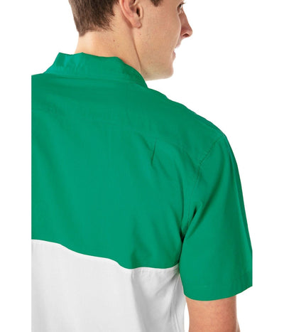 Men's Irish Flag Button Down Shirt Image 5
