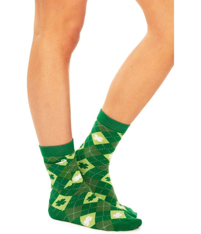 Women's Argyle Socks with Pocket (Fits Sizes 6-11W) Image 3