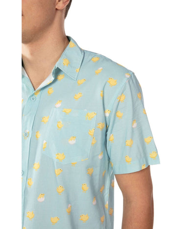 Men's Chick Magnet Button Down Shirt Image 3