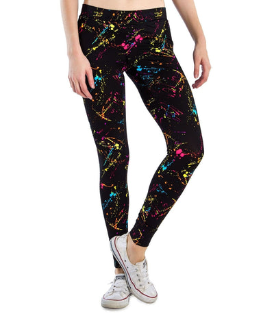 Neon Splatter Leggings