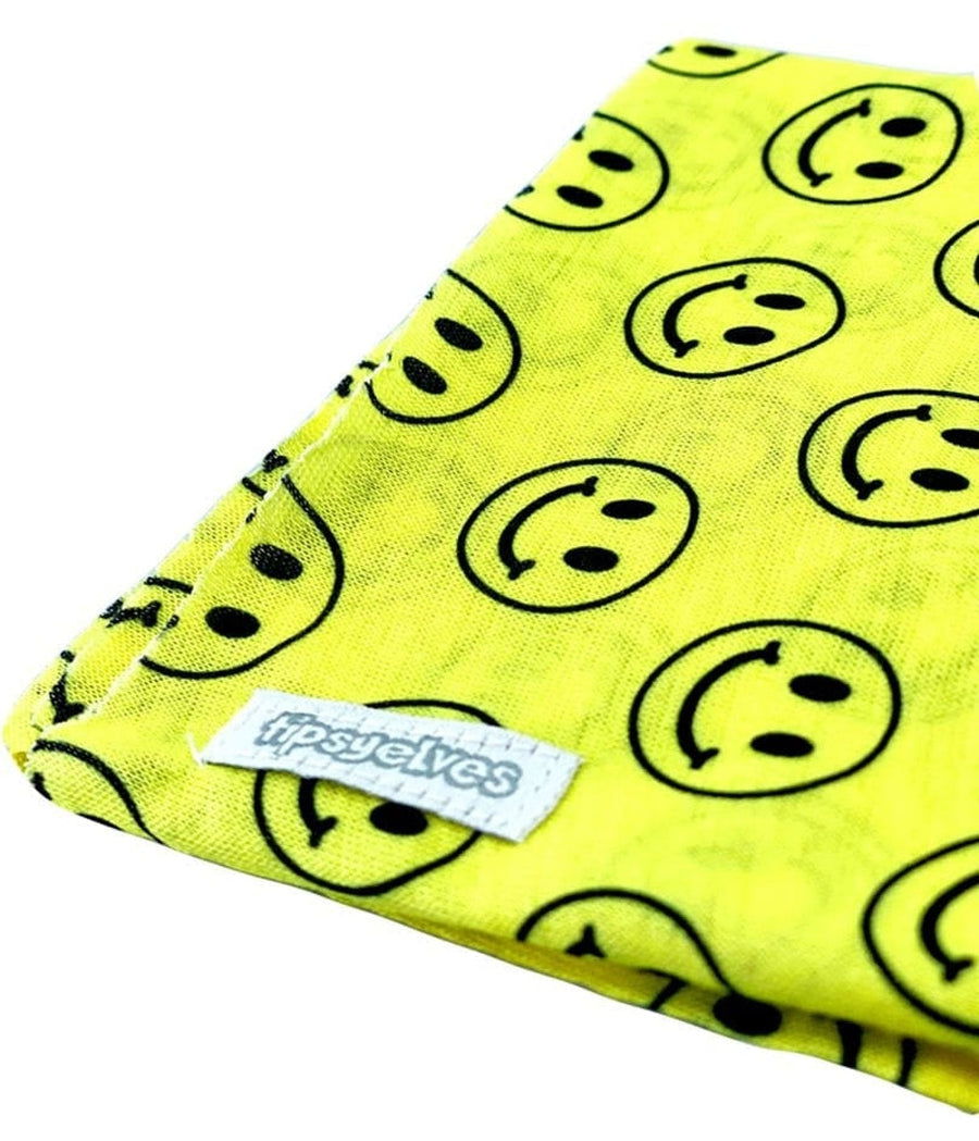 Yellow Smiley Ski Face Cover