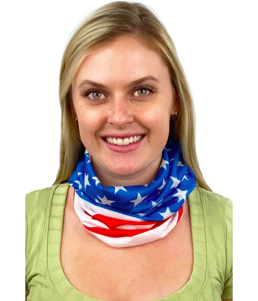 American Flag Ski Face Cover
