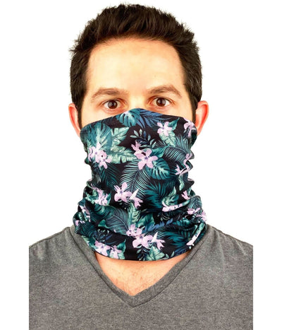 Flower & Fern Ski Face Cover