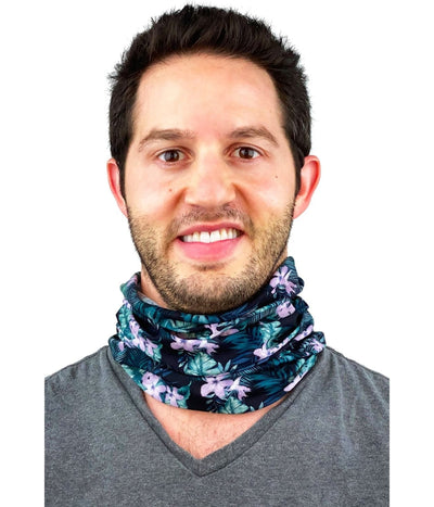 Flower & Fern Ski Face Cover