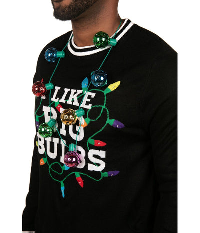 Light Up Christmas Bulb Necklace Image 3