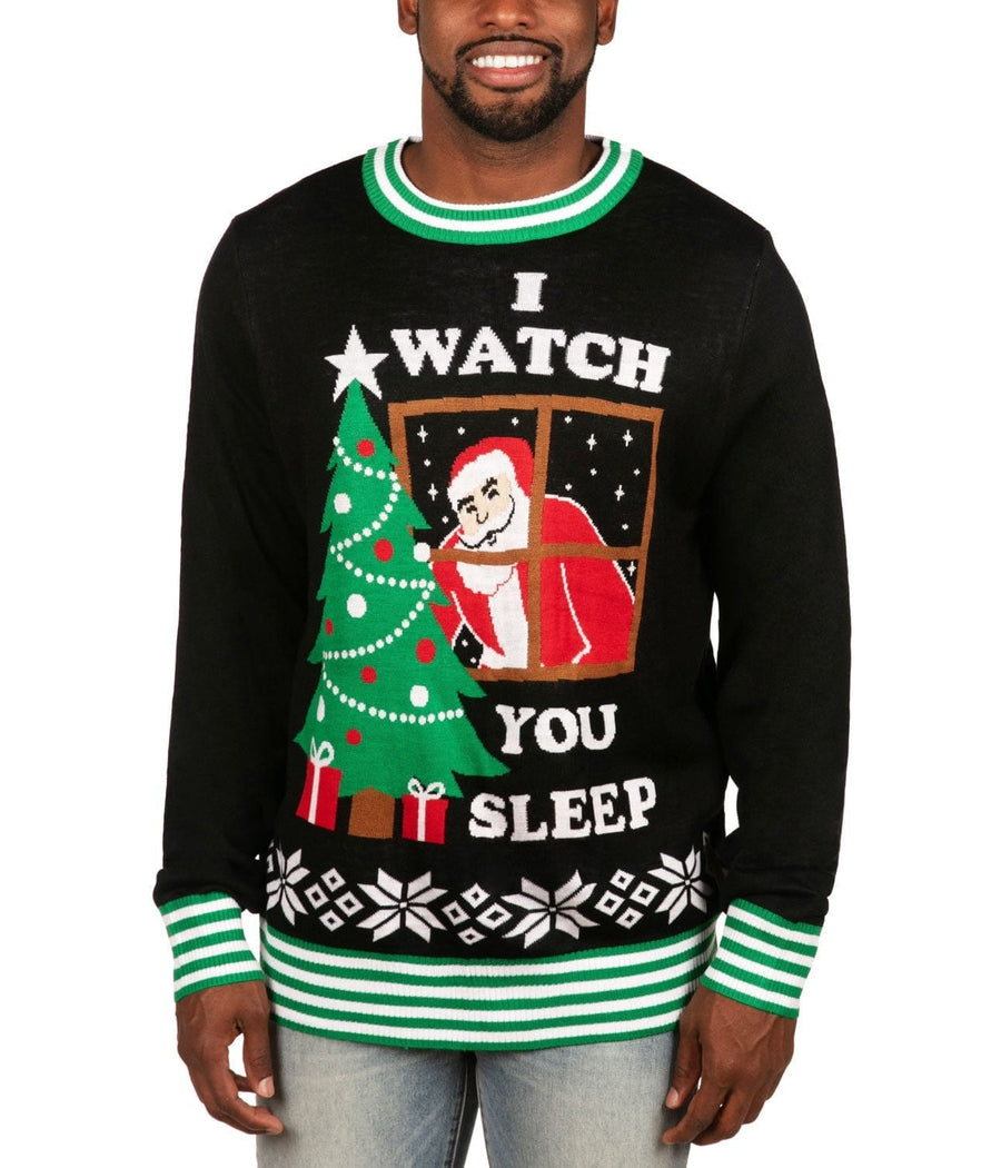 Men's I Watch You Sleep Ugly Christmas Sweater