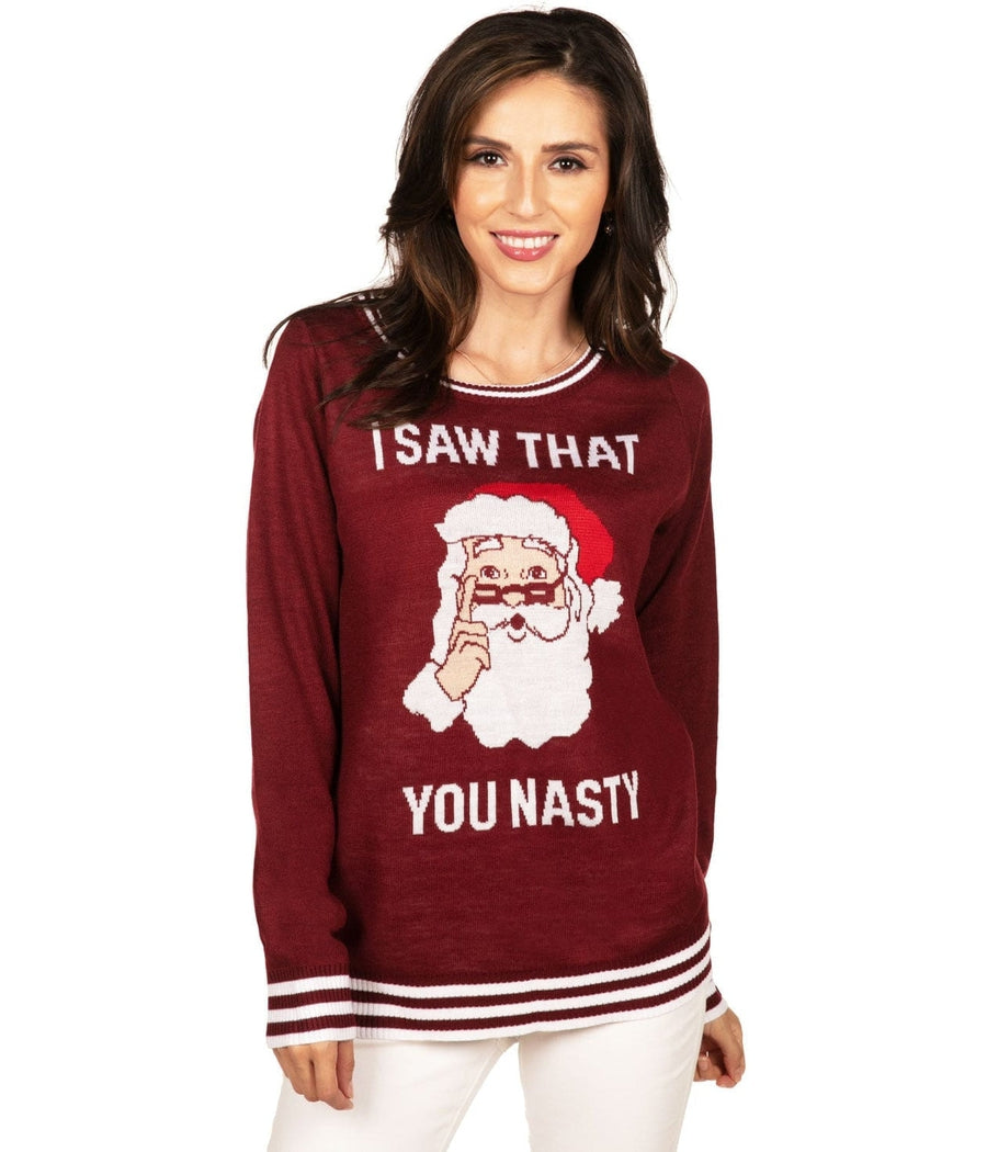 Women's You Nasty Ugly Christmas Sweater Image 4