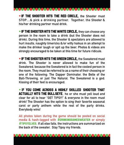 Men's Drinking Game Ugly Christmas Sweater Image 7