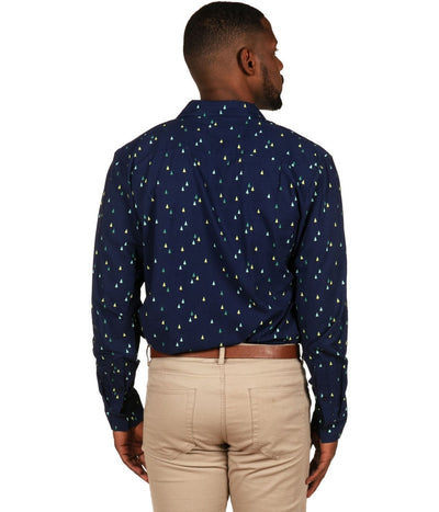 Men's Tree Time Long-Sleeve Button Down Shirt Image 2