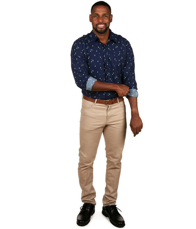 Men's Tree Time Long-Sleeve Button Down Shirt Image 4