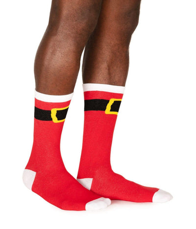 Men's Santa Claus Socks (Fits Sizes 8-11M) Image 2