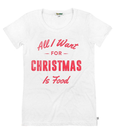 Women's All I want for Christmas is Food Tee Primary Image