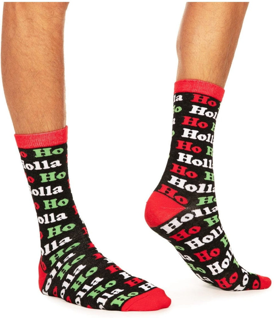 Men's Ho Ho Holla Socks (Fits Sizes 8-11M)